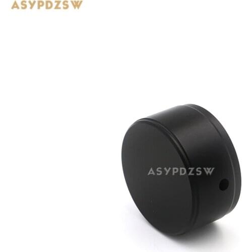 1 PCS Sandblasting black 44*22 Aluminum Volume knob Power amplifier potentiometer knob