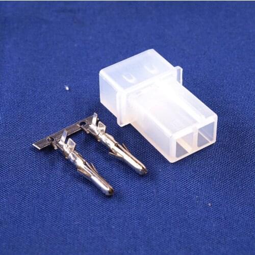 10 pcs 5.08 mm 2 Pole Plug Housing male Contact Socket Pins IDE Power Connector Shell 0.20" Computer Power Cross Molex 8980 8981
