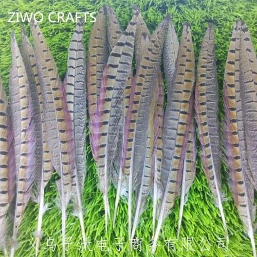 100 pieces of high quality natural pheasant tail feathers, 25-30cm, DIY handicrafts decorative accessories