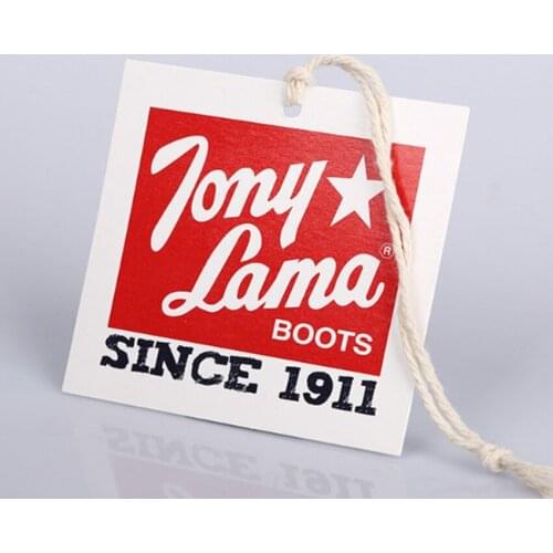 ZeQi free shipping 500pcs/lot 400gsm garment tag hang tags custom clothing brand tags paper label