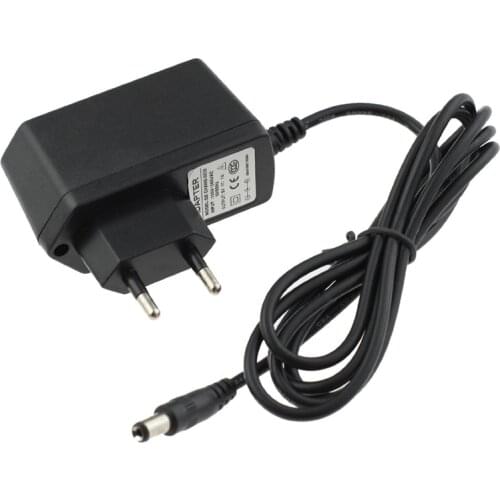 AC 100V-240V Converter Adapter DC 9V 1A Power Supply EU Plug DC 5.5mm x 2.1mm 1000mA for Arduino