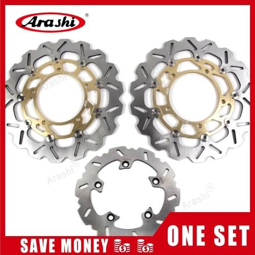 Arashi 1 Set Bandit 1250 07-11 CNC Front Rear Brake Disc Brake Rotors For SUZUKI BANDIT 1250 GSF1250 2007 2008 2009 2010 2011