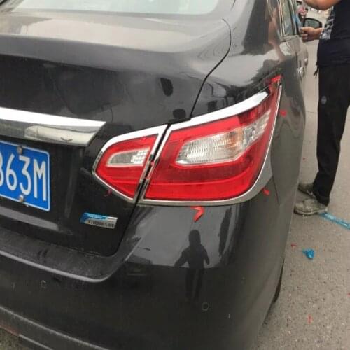 Car styling ABS Chrome Car Rear Tail Light Lamp Cover Trim Sticker For Nissan Altima ( Teana ) Facelift 2016