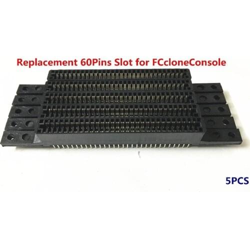 Free shipping 10PCS Replacement 60Pins Slot for FCcloneConsole