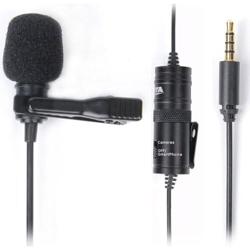 BOYA BY-M1 M1DM BY-MM1+ Dual Omni-directional Lavalier Microphone Short-gun Mic for Canon Phone Nikon Sony DSLR