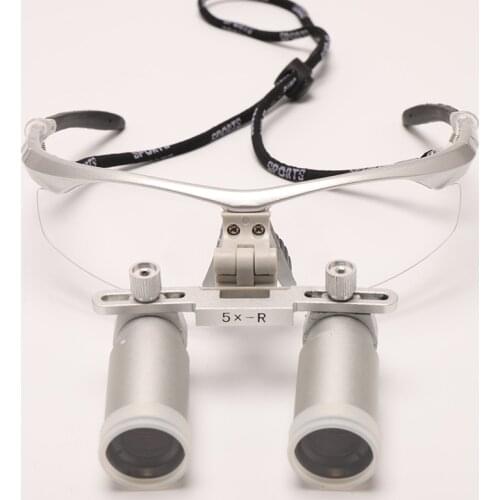 Hot Sale 5X Magnification Binocular Dental Loupes Surgical Medical Dentistry Frame 420mm Working Distance