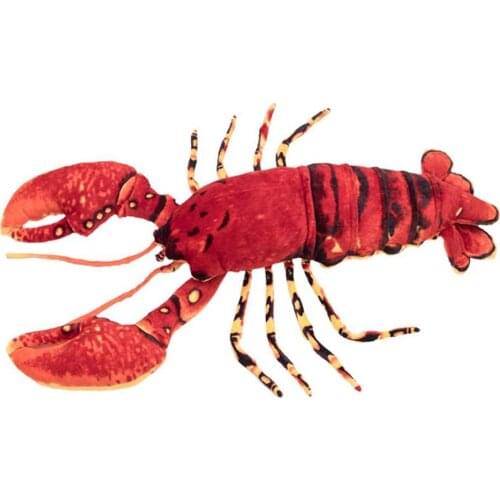 Simulation big lobster pillow children plush toy Hoax props kids stuffed toy birthday gift