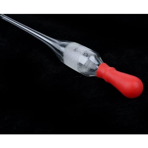 Tapered Glass Dropper 125ml Dropping Bottle Essential Oil Clear Rubber Head