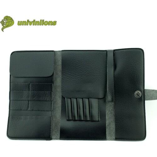 14*25 cm hairdresser bag pro leather hair scissor combs clips barber hairdressing pouch holder case hair care styling tools