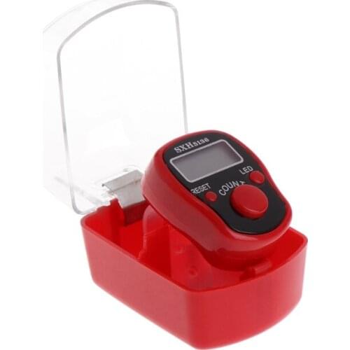 Good Quality Mini 5 Digit LCD Digital Display Finger Hand Ring Tally Counter Golf Sport Universal Drop Shipping