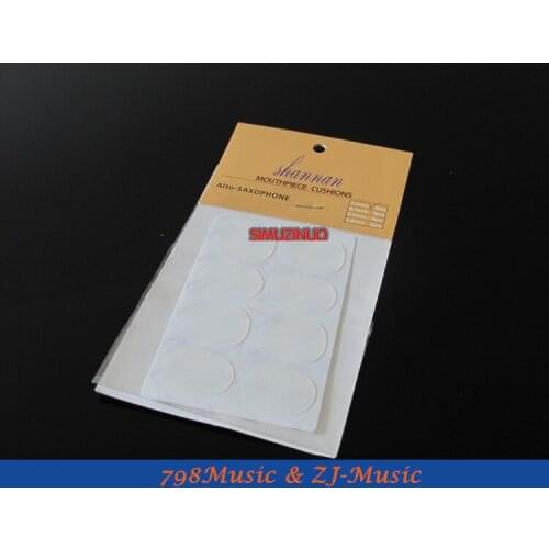 Clarinet & Alto & Tenor Saxophone Mouthpiece Patches Pads Cushions 0.5mm Clear 8pcs