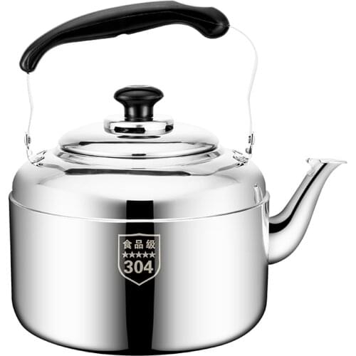 Stainless steel thickened large capacity kettle home gas gas whistle function induction cooker