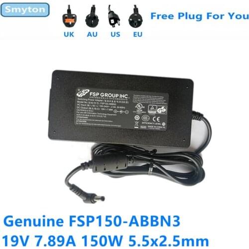 Genuine Thin FSP FSP150-ABBN3 19V 7.89A 150W FSP150-ABAN1 Power Supply AC Adapter For CYBERPOWER NFSV1511 TRACER II-MK Charger