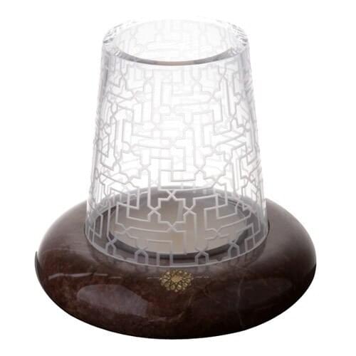 Arte Home Seljuk Star Brown Gold Candle Holder