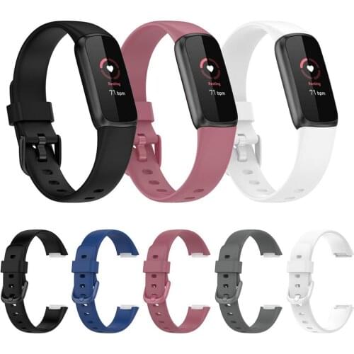 Strap Replacement Watchband For Fitbit Luxe Smart Watch Silicone Sport Wrist Band Bracelet Smartwatch Straps Accessories