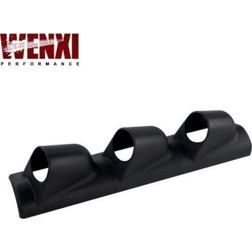 2" 52mm Black Universal A Pillar Pod Triple Auot Gauge Holder Pod Left Hand Drive / Gaugepilliar /Auto gauge / Car meter
