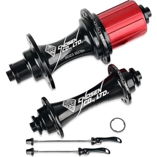 Chosen Hub Road Bike Disc Brake Hubs 4 Sealed Bearing Hub 120 Click Noisy Ring Front 20 Rear 24 Holes For SHIMANO 8 -11 Speed