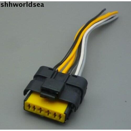 Worldgolden 2/10/50pcs 1.5mm 2.8mm 6 Pin/way auto Connectivity,auto valve oil pump plug for Peugeot,Citroen,VW etc