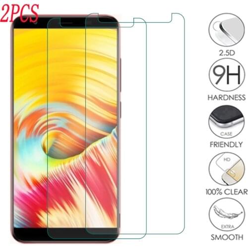 2PCS 9H Tempered Glass umi for Vernee M3 M6 M8 V2 T3 Pro X1 Active M5 Mix 2 Thor E Plus X Protective Film Screen Protector