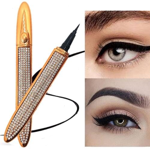 1 Pc NEW Black Quick-drying Eyeliner Waterproof Liquid Eye Liner Long-lasting Not Blooming Eyeliner Pencil Eyes Makeup