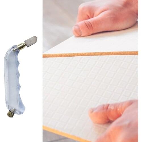 1pc Glass Slicer Portable Ceramic Tile Wheel Slicer Stained Glass Slicing Tool DIY Craft Hand Tool