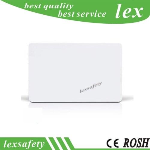 100PCS EM4305 Rewriteable Proximity Thin PVC Replicable Smart White Blank Card 125khz RFID Tag Access Control Cards For Copy