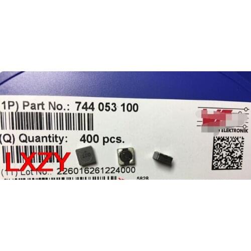 Free Shipping 10PCS/lot 744053100 10UH 1.5A 5.8*5.8*2.8MM W E patch closed magnetic coil power inductor