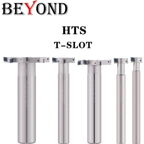 BEYOND HTS T-Slot Milling Cutters C32 8T/10T 150L Three Sides Disc Slotted Milling Tool Bar CNC Use CCMT Insert