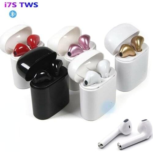 I7s New Earphones bluetooth Mini Wireless headphones Earbuds With Charging Box Sport Handsfree In-ear Headset For all smartphone