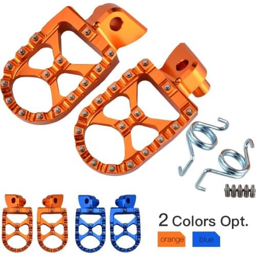Foot Rests Pegs Footpegs For KTM 125 200 250 300 350 400 450 525 530 EXC EXC-F EXCF 1998-2010 2011 2012 2013 2014 2015 2016