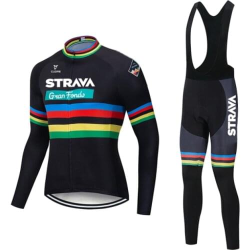 Summer new mens mountain bike off-road long-sleeved breathable cycling jersey cycling jersey suit