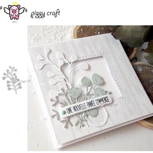 Piggy Craft metal cutting dies cut die mold Fruit leaf decoration Scrapbook paper craft knife mould blade punch stencils dies
