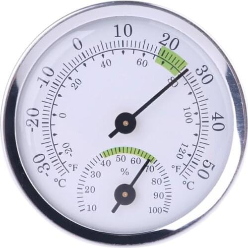 Wall Mounted Temperature Humidity Meter Thermometer & Hygrometer For Sauna Room Household