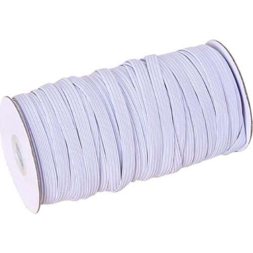 Thick Elastic Band Sewing Accessories Multifunction DIY Black/White/Brown Solid Color Elastic Rope Elastic Band Sewing