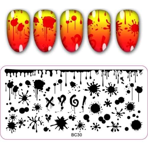 Nail Stamping Template Leaves Flower Fairy Owl Feather Patten Image Manicure Nail Art Stamping Template Stencil For Nails