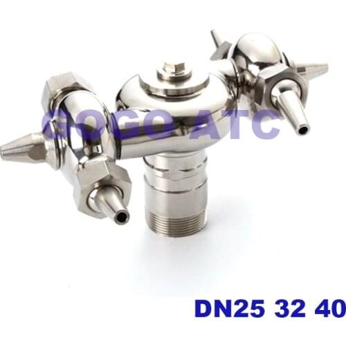 Ss304 SUS sanitary internal thread quick-install clamp type automatic 365-degree rotating washing and filling cleaning ball