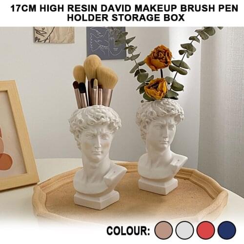 Modern Nordic Style Creative Portrait Vase Human Head Flower Vases Decorative Ornaments Resin David Home Flowers Art Decor