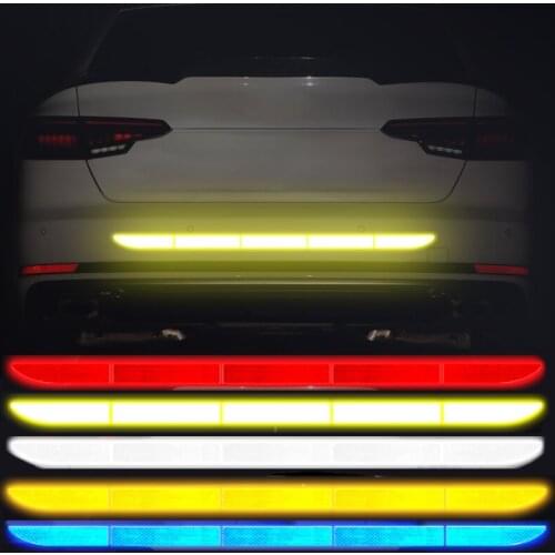Car Reflective Sticker Car Warning Strip Car Safety Reflective Strips Reflect Stickers Reflective Tape Car Exterior Accessories