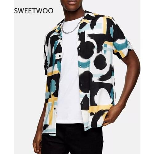 SWEETWOO Men's Beach (Hawaiian) Shirts