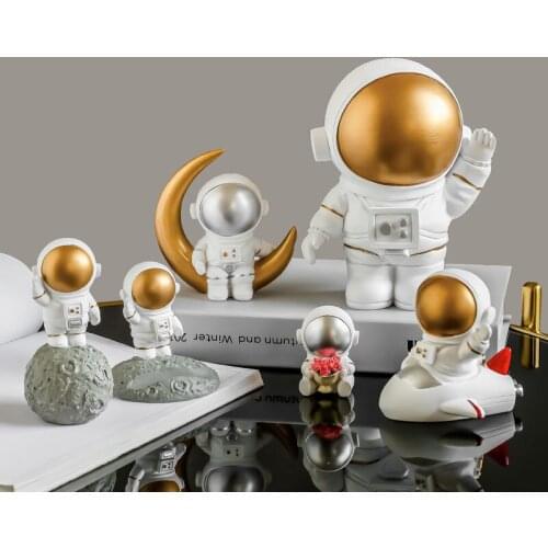 Home Decoration Accessories Astronaut Small Ornaments Office Desktop Astronaut Boys Room Decoration Children Room Furnishings