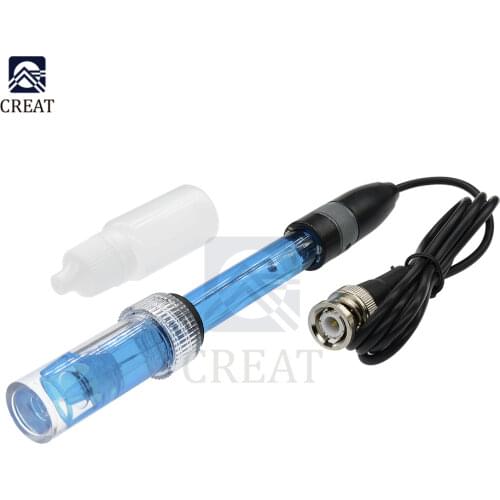 High Quality PH Electrode Probe Sensor BNC Connector for Aquarium Hydroponic PH Controller Meter gib 0-14pH New Arrival