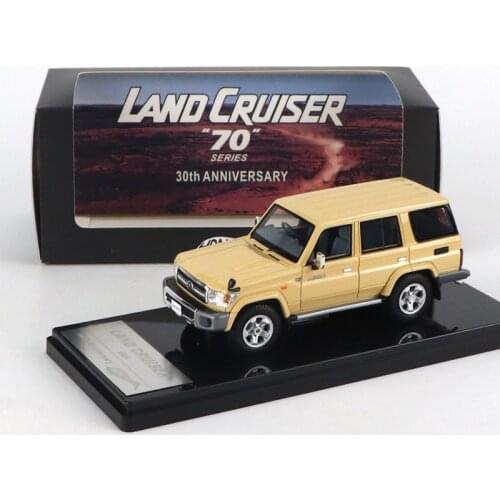 1/43 Toyota Land Cruiser LC76 30th Anniversary Commemorative Edition Resin Car Model Professional Off-road Collection