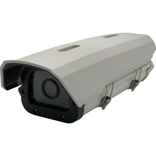 11 Inch Side Flap Aluminum Outdoor CCTV Camera Enclosure Rainproof IP65 Outer Covering House Surveillance Shield 390x165x120mm