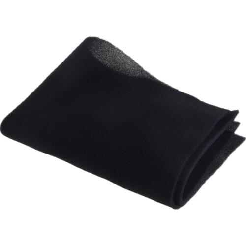 500x400x3/5MM DIY Computer Dust Filter Mesh PC Case Fan Cooler Dustproof Cover Sponge 60PPI Black