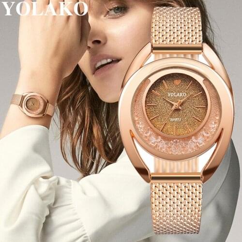 2019 NEW Watch YOLAKO Womens Watch Bracelet Quartz Diamond Ladies Watch Women Relogio Feminino Reloj Mujer bayan saati