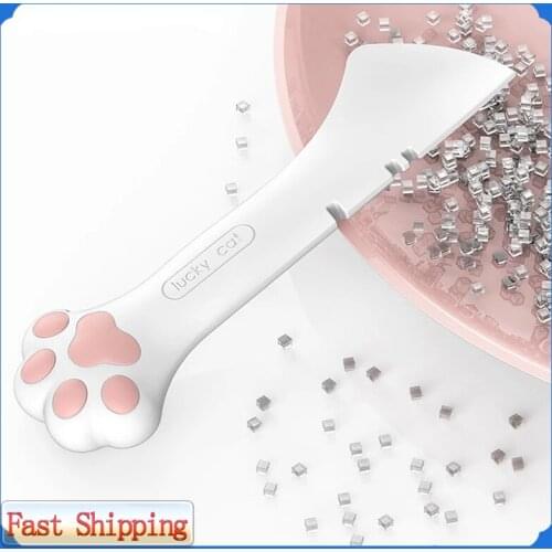 Multifunction Pet Canned Spoon Plastic Jar Opener Kitten Puppy Feeding Food Scoop Cat Dog Feeder Shovel Pets Tableware