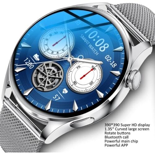 390*390 Super Retina Display Fashion Smart Watch Men Women IP68 Waterproof Heart Rate Smartwatch For Huawei Watch 3 Xiaomi Phone