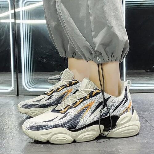 Men Shoes Comfortable Outdoor Non-slip Lace-up Jogging Shoes Mens Running Sneakers Breathable Casual Shoes Zapatillas Hombre