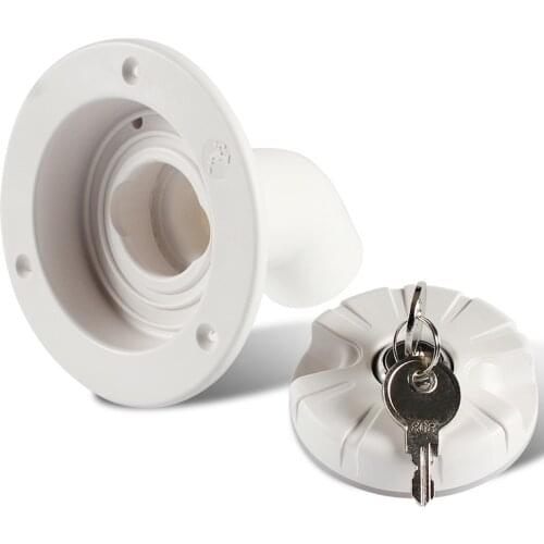 New RV parts Water Locking Inlet Hatch Filler Cap For Caravan Motorhome RV Camper RV Accessories Motorhome Drain Water Tank Caps