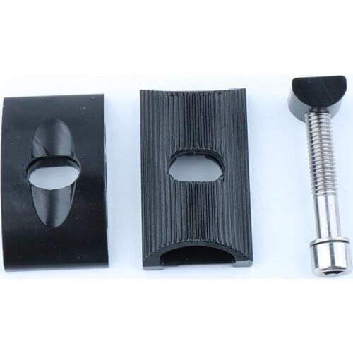 MTB Seatpost Head Saddle Pipe Adapter Cycling Screw Seat Tube Chuck Black Parts Aluminum alloy Cycling Bicycle Parts